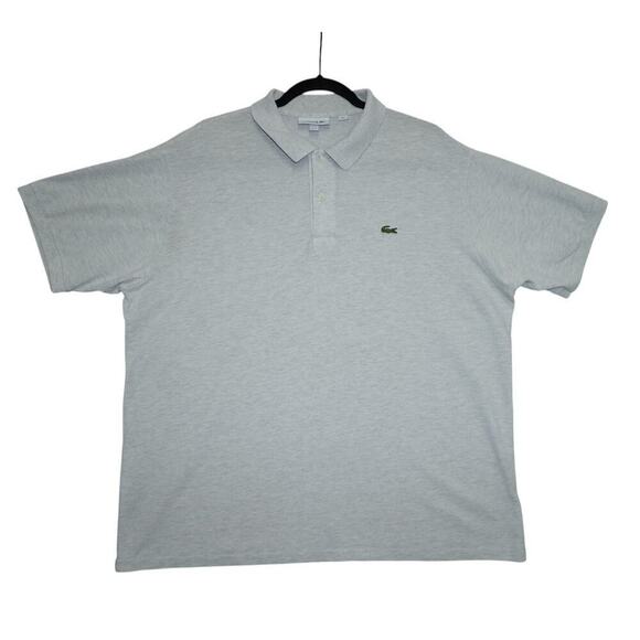 Lacoste Men’s Classic Fit Polo Shirt – Size XXL – Light Gray – Made in Peru - Picture 1 of 4